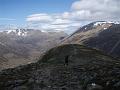Trying to find way off Carn Mhaim in high winds (Small)